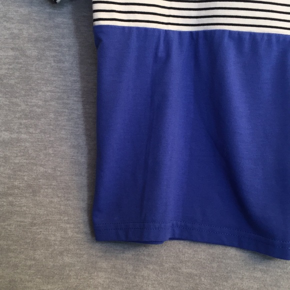 SHEIN CURVE Cruise Beachy Vacation Pool Nautical Spandex Stretch Boxy Fit Top - Picture 8 of 14